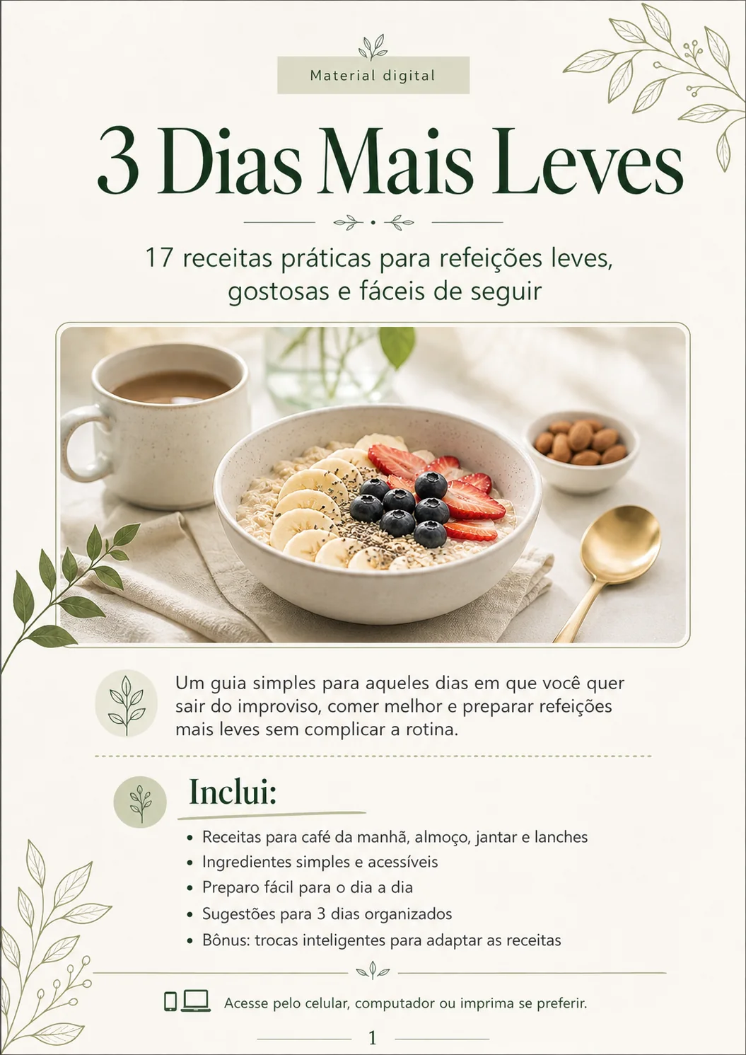 Guia 3 Dias Mais Leves
